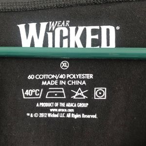 wicked Tops - Halloween🎃! Wicked T shirt size XL NWOT wicked Tops - Halloween🎃! Wicked T shirt size XL NWOT